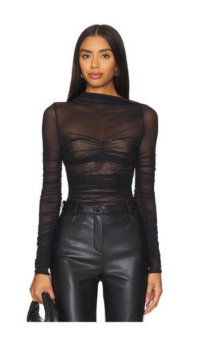 Mila Ruched Bodysuit With Asymetric Neck in . Taglia S - SER.O.YA - Modalova