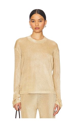 Hana Metallic Knit Top in Metallic . - size L (also in M, S, XL, XS) - SER.O.YA - Modalova