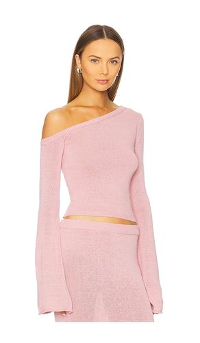Alivia Knit Top in Blush. - size L (also in S, XS) - SEROYA - Modalova