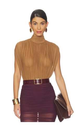 Giulia Mesh Bodysuit in . Size L. Also in M, S, XS, XXS - SEROYA - Modalova