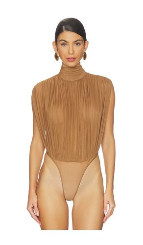 Giulia Mesh Bodysuit in . Size L. Also in M, S, XS, XXS - SEROYA - Modalova