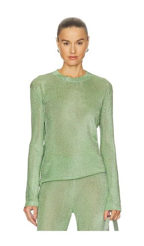 Hana Metallic Knit Top in . Taglia M. Also in S, XS - SEROYA - Modalova
