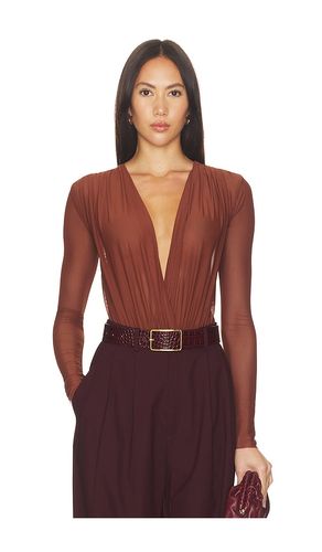 Agnes Mesh Bodysuit in . Size L. Also in M, S, XS, XXS - SEROYA - Modalova