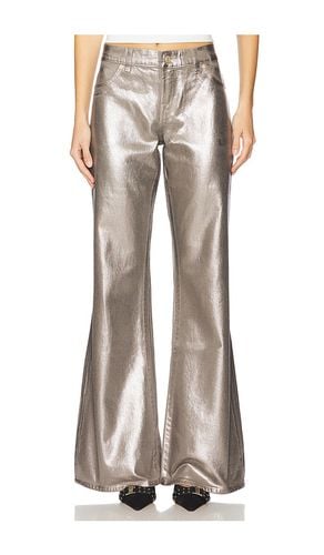 Spencer Flare in Metallic Silver. - size 23 (also in 24, 25, 26, 27, 28, 29, 30, 31, 32, 33, 34) - 7 For All Mankind - Modalova