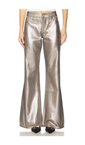 Spencer Flare in Metallic Silver. - size 23 (also in 24, 26, 27, 28, 29, 30, 31, 32, 33, 34) - 7 For All Mankind - Modalova