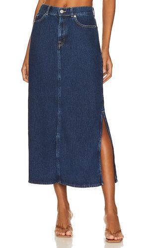 Maxi Denim Skirt in Blue. - size 26 (also in 27) - 7 For All Mankind - Modalova