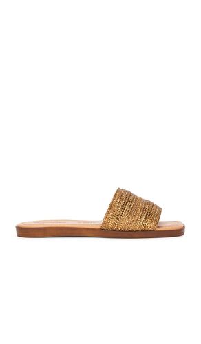 Palms Perfection Slides in Metallic Bronze. - size 10 (also in 6, 6.5, 7, 7.5, 8, 8.5, 9, 9.5) - Seychelles - Modalova