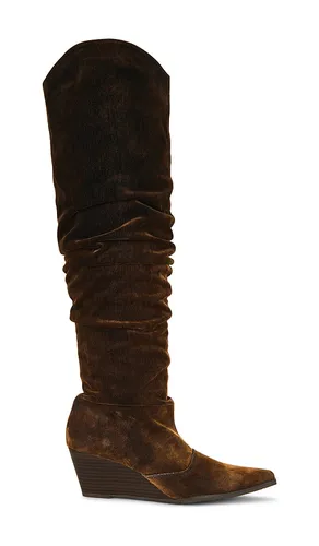 Westlake Distressed Denim Boot in . - size 10 (also in 6, 6.5, 7, 7.5, 8, 8.5, 9, 9.5) - Seychelles - Modalova