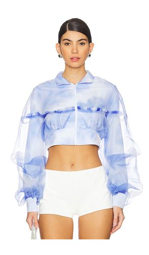 Layered Organza Cropped Jacket in Baby . - size L (also in M, S, XS) - Susan Fang - Modalova