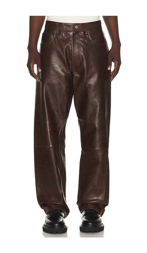 Wide Twist Leather Pant in . Size 30. Also in 36 - Sunflower - Modalova