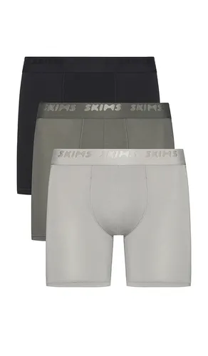 Stretch 5 Boxer Brief 3-Pack in Navy,Grey. - size M (also in XXL/2X) - SKIMS - Modalova