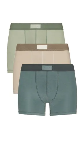 Cotton 3 Boxer Brief 3-Pack in Blue,Green. - size L (also in M, S, XL/1X) - SKIMS - Modalova