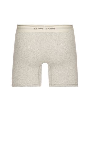 Classic Cotton Rib 5 Boxer Brief in Grey. - size S (also in M, L, XL/1X, XXL/2X) - SKIMS - Modalova