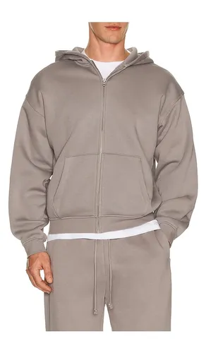 Relaxed Zip Up Hoodie in Grey. - size S (also in XXL/2X) - SKIMS - Modalova