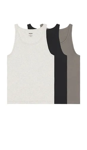Cotton Rib Tank 3-Pack in Grey. - size L (also in XL/1X, XXL/2X) - SKIMS - Modalova
