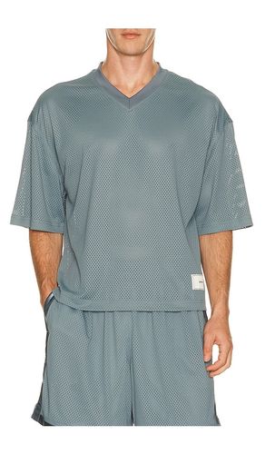 V-Neck Cropped Jersey in Blue. - size L (also in M, S, XL/1X, XXL/2X) - SKIMS - Modalova