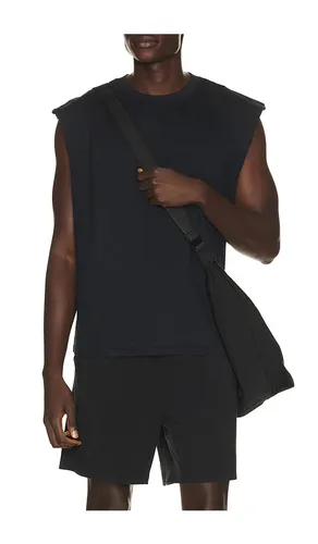 Heavyweight Cotton Cropped Cutoff Tee in Black. - size M (also in S, XXL/2X) - SKIMS - Modalova