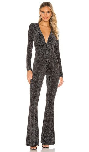 Martina Jumpsuit in Black,Metallic Silver. - size L (also in M, S, XL) - Show Me Your Mumu - Modalova