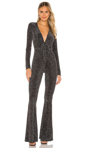 Martina Jumpsuit in Black,Metallic Silver. - size L (also in M, S, XL, XS) - Show Me Your Mumu - Modalova