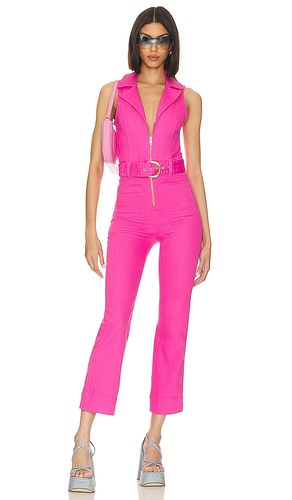 Jacksonville Cropped Jumpsuit in Pink. - size L (also in M, S, XL) - Show Me Your Mumu - Modalova