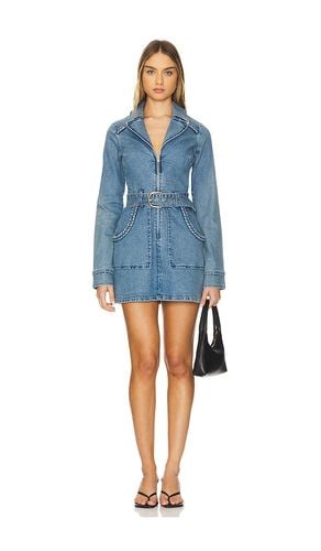 Outlaw Long Sleeve Dress in Denim-Medium. - size M (also in S, XS) - Show Me Your Mumu - Modalova