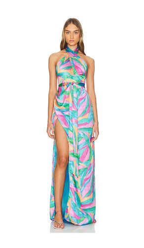 Adele Halter Maxi Dress in Blue. - size L (also in M, S, XL, XS) - Show Me Your Mumu - Modalova