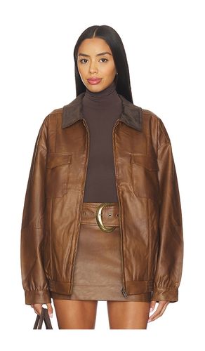 Maverick Bomber Jacket in Brown. - size S (also in XS, M, L, XL) - Show Me Your Mumu - Modalova