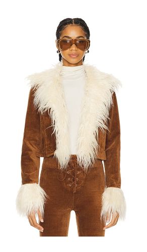 Penny Lane Cropped Coat in Brown. - size L (also in XL) - Show Me Your Mumu - Modalova