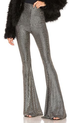 Bam Bam Bell Pant in Metallic Silver. - size L (also in M, S, XL, XS) - Show Me Your Mumu - Modalova