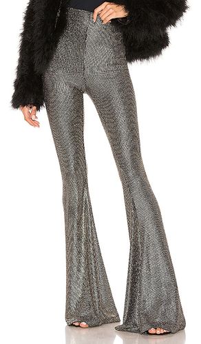 Bam Bam Bell Pant in Metallic Silver. - size L (also in M, XL, XS) - Show Me Your Mumu - Modalova