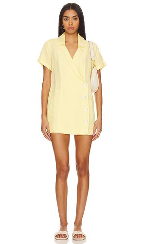 Bicoastal Blazer Romper in Yellow. - size L (also in M, S, XS) - Show Me Your Mumu - Modalova