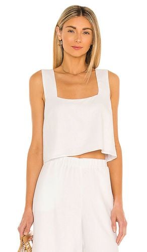 Tara crop top en color blanco talla M en - White. Talla M (también en L, XL) - Show Me Your Mumu - Modalova