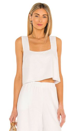 Tara crop top en color blanco talla M en - White. Talla M (también en L, XL, XS) - Show Me Your Mumu - Modalova