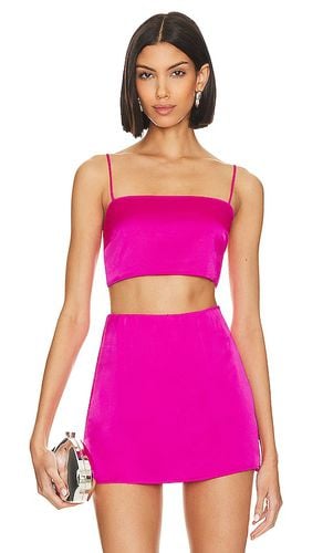 Clurb crop top en color rosado talla L en - Pink. Talla L (también en M, S, XS) - Show Me Your Mumu - Modalova