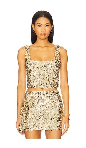 Mixer Top in Metallic Gold. - size L (also in M, S, XL, XS) - Show Me Your Mumu - Modalova