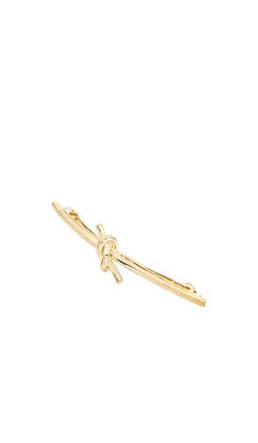 Knot Barrette in Metallic - SHASHI - Modalova