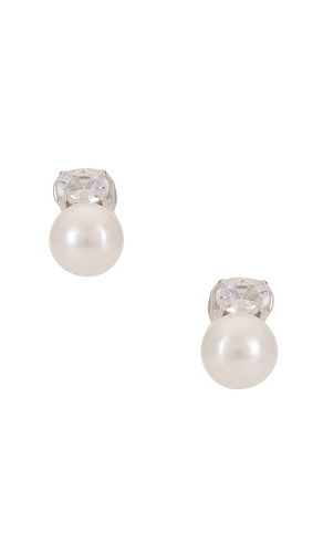 Cleo stud earring in color ivory size all - SHASHI - Modalova
