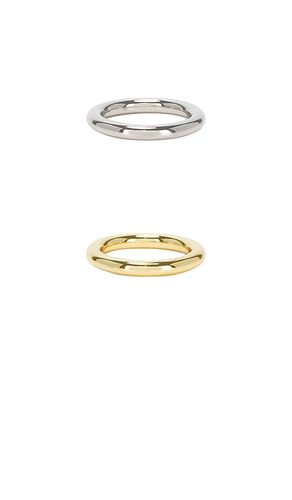 Connor Ring Set in Metallic . - size 5 (also in 6, 8) - SHASHI - Modalova