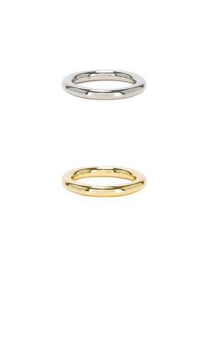 Connor Ring Set in Metallic . - size 6 (also in 7, 8) - SHASHI - Modalova