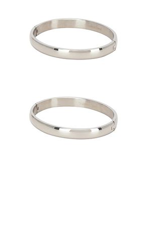 Jones Bangle Set Of 2 in Metallic - SHASHI - Modalova