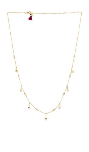 Solitaire Drop Necklace in Metallic - SHASHI - Modalova