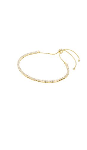 Diamond Tennis Pull Bracelet in Metallic - SHASHI - Modalova