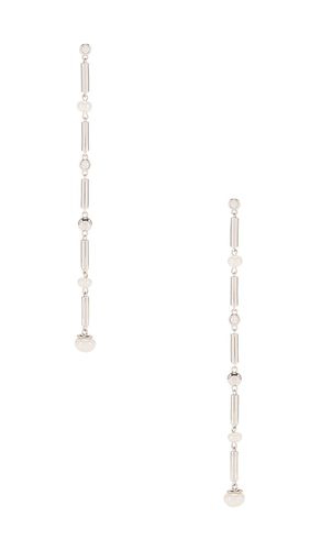 Bridget Link Drop Earring in Metallic - SHASHI - Modalova