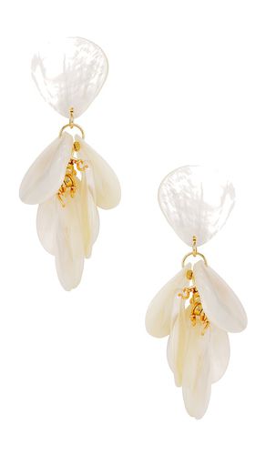 Ruellia Mother Of Pearl Earring in - SHASHI - Modalova