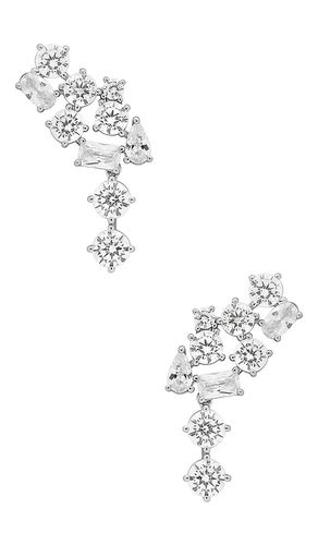 Jacklyn earring in color metallic size all - SHASHI - Modalova