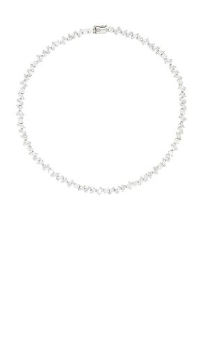 Pear Diamond Tennis Necklace in - SHASHI - Modalova