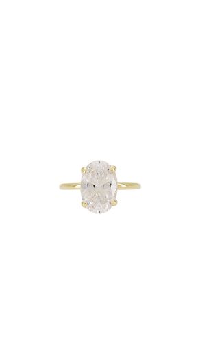 Oval Travel Ring in Metallic . - size 6 (also in 5, 7, 8) - SHASHI - Modalova
