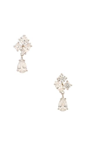 Camille drop earring in color metallic size all - SHASHI - Modalova