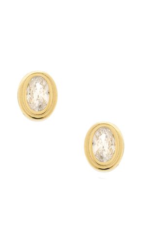 Regan stud earring in color metallic size all - SHASHI - Modalova