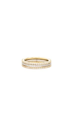 Eternity Band Ring Set in Metallic ,Metallic . - size 5 (also in 6, 7, 8) - SHASHI - Modalova